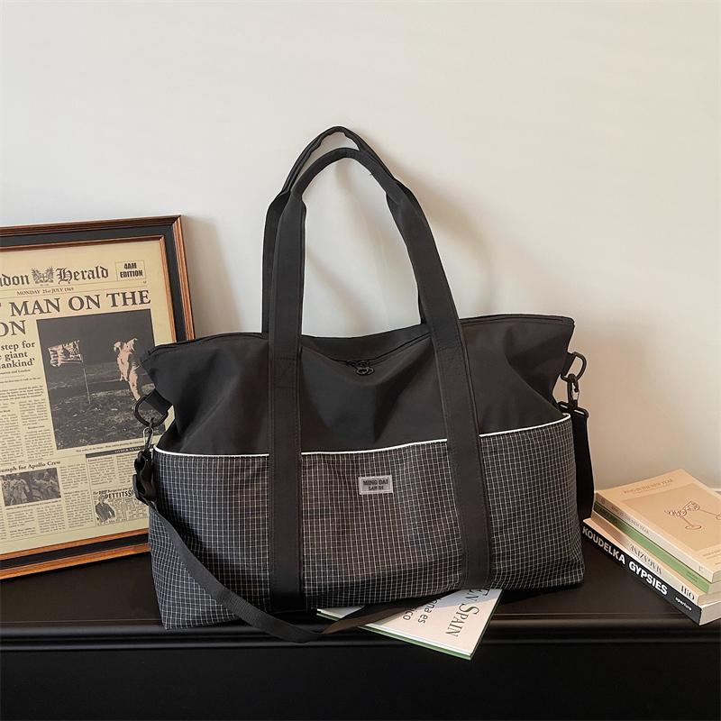 Urban Outdoor Commuter Bags For Women Nyl Fabric Plaid Pattern Multi-pockets Big Capacity Shopper Shoulder Tote For Travelling 55x35x19cm чёрный
Urban Outdoor Commuter Bags For Women Nyl Fabric Plaid Pattern Multi-pockets Big Capacity Shopper Shoulder Tote For Travelling 55x35x19cm чёрный