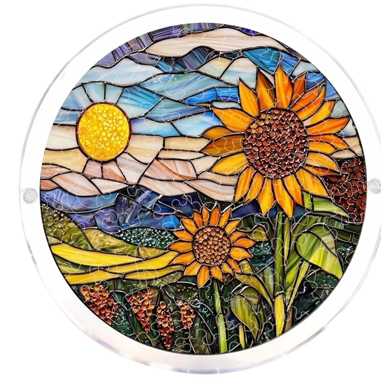 Acrylic Suncatcher Window Decoration 2D Layered Stained Glass Style Hanging Ornament with Chain for Indoor Outdoor Display One Size
Acrylic Suncatcher Window Decoration 2D Layered Stained Glass Style Hanging Ornament with Chain for Indoor Outdoor Display One Size