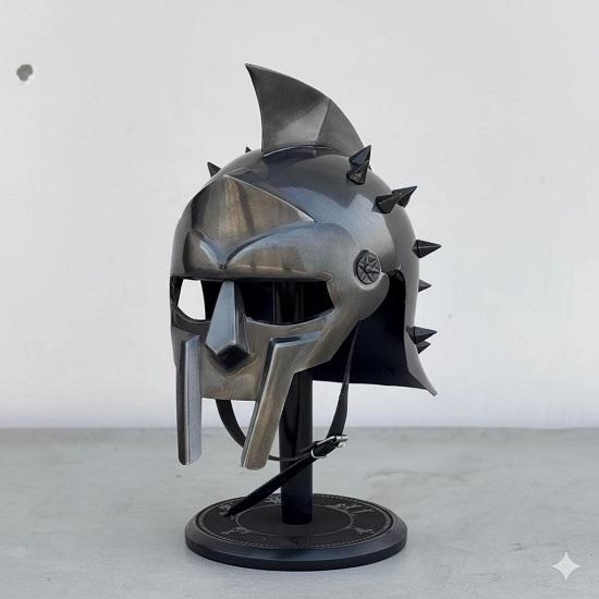 Римский шлем гладиатора Черный Ручной работы Стальной Доспех Воина, Носимый Средневековый Косплей Шлем для Реконструкции, LARP Дисплей
Римский шлем гладиатора Черный Ручной работы Стальной Доспех Воина, Носимый Средневековый Косплей Шлем для Реконструкции, LARP Дисплей