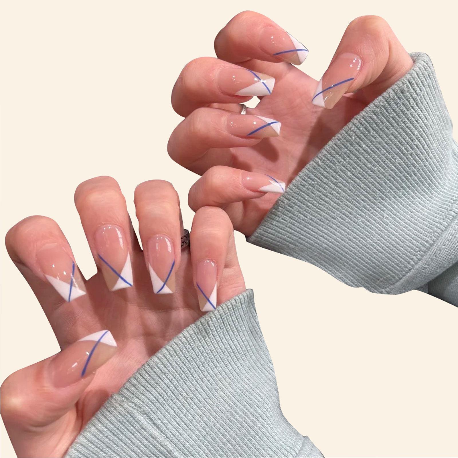 Eccentric French White Nude Wearable Nails Mid-length Square Nail Nails Detachable Fake Nail Nails
Eccentric French White Nude Wearable Nails Mid-length Square Nail Nails Detachable Fake Nail Nails