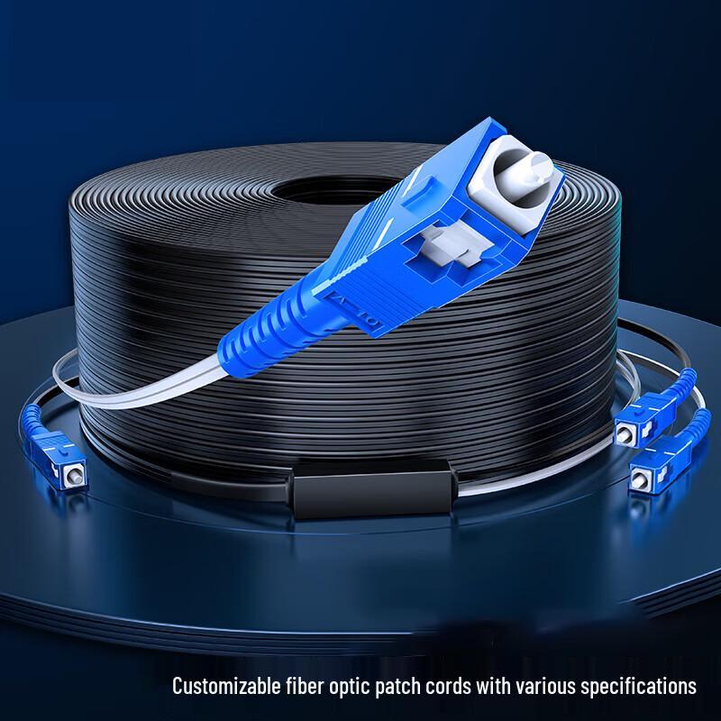 Zhuyuan SC-SC Single Mode Dual Core Fiber Optic Cable CN plug (adapter included)
Zhuyuan SC-SC Single Mode Dual Core Fiber Optic Cable CN plug (adapter included)