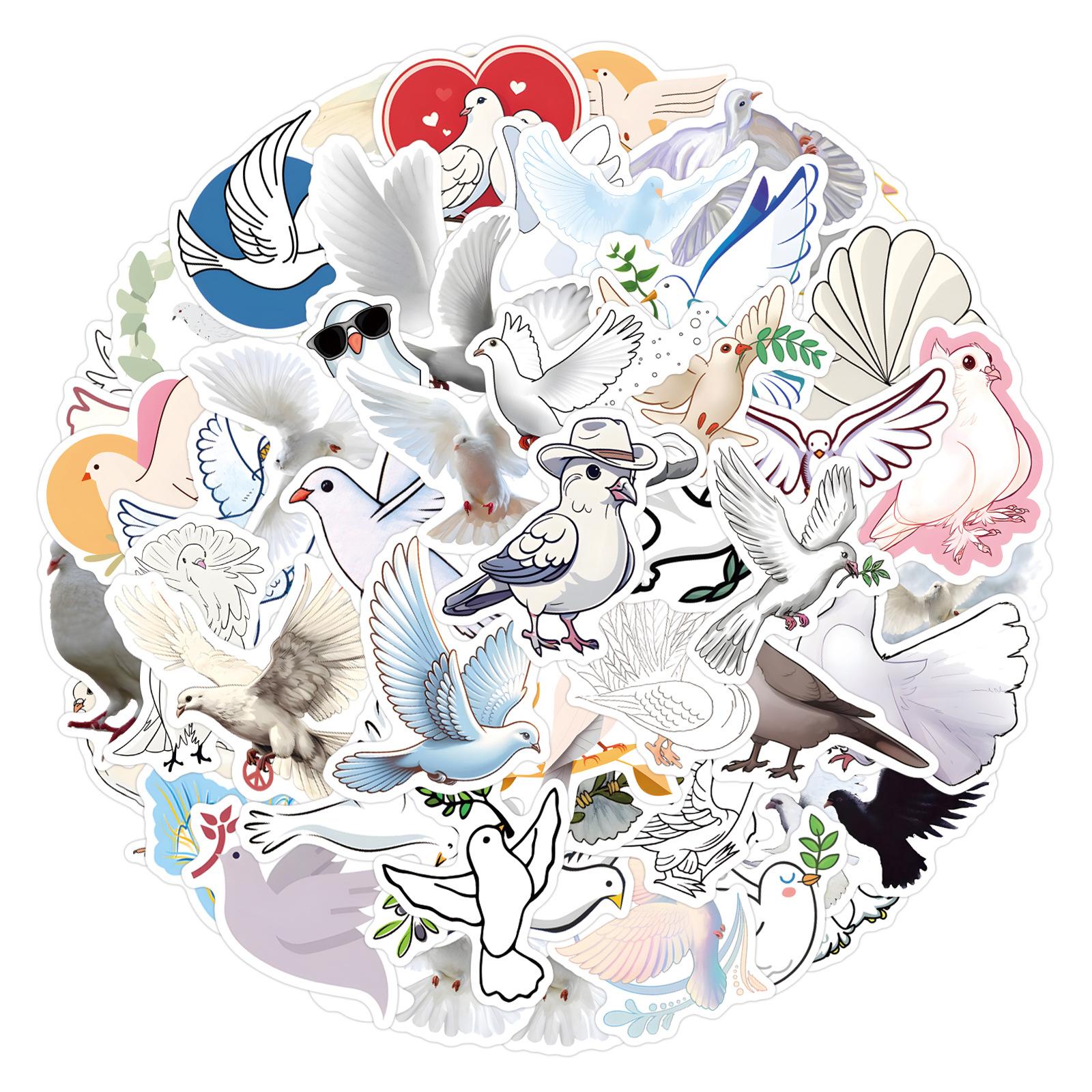 55 New Dove Dove Graffiti Stickers Decorate Suitcase Mobile Phone Cartoon Personalized Stickers
55 New Dove Dove Graffiti Stickers Decorate Suitcase Mobile Phone Cartoon Personalized Stickers