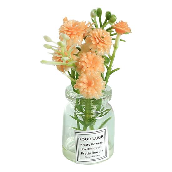 Miniature Resin Flowers in Vase Set Dollhouse Decor with Realistic Details, Small Floral Decorations for Car Desk Accessories оранжевый
Miniature Resin Flowers in Vase Set Dollhouse Decor with Realistic Details, Small Floral Decorations for Car Desk Accessories оранжевый
