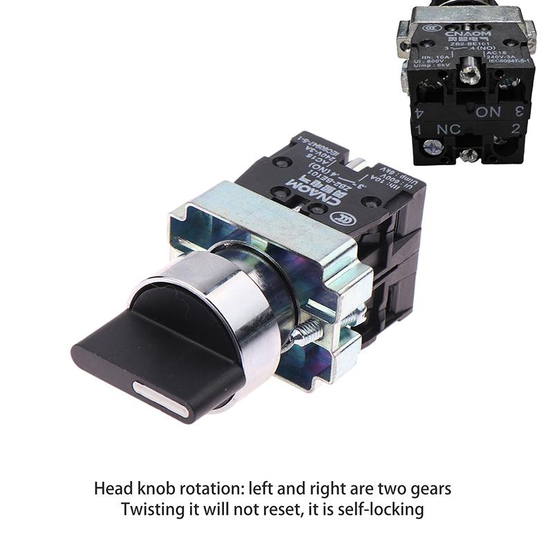 1 Piece 22Mm 2No/1No1Nc 2/3 Position Xb2-Bd25 Bd35 Bd45 Bd53 Self Locking / Self Resetting Selector Knob Switch XB2 BD25
1 Piece 22Mm 2No/1No1Nc 2/3 Position Xb2-Bd25 Bd35 Bd45 Bd53 Self Locking / Self Resetting Selector Knob Switch XB2 BD25