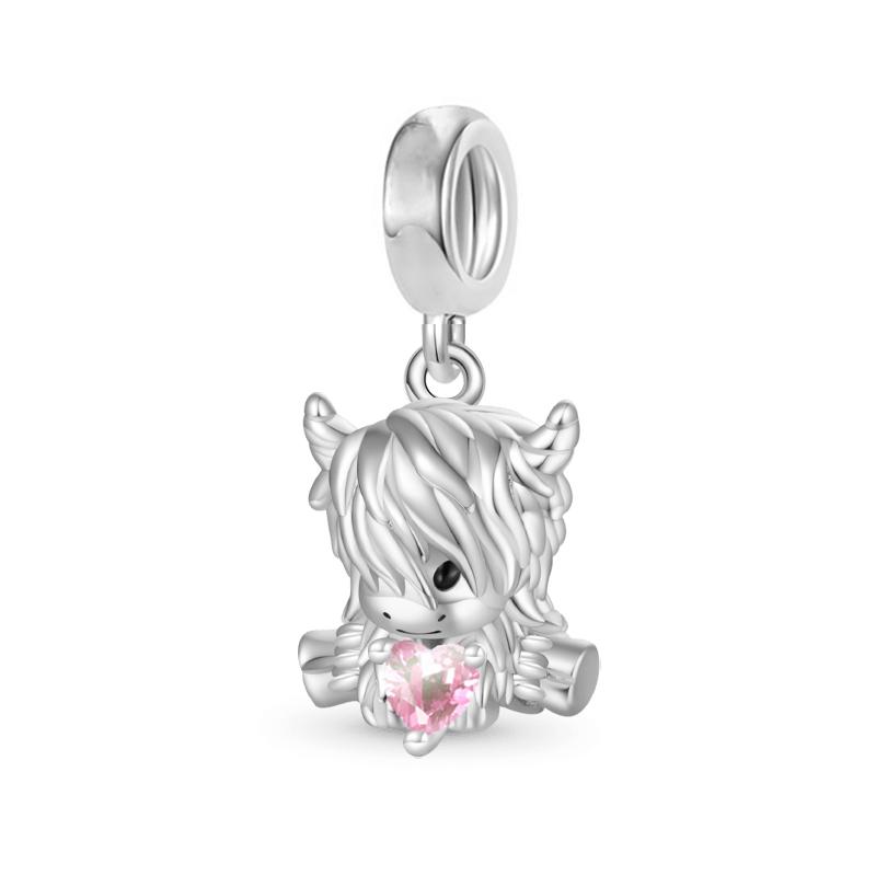 Handmade Scottish Highland Cow Charm Beads for Original Silver Bracelet Jewelry Gift
Handmade Scottish Highland Cow Charm Beads for Original Silver Bracelet Jewelry Gift