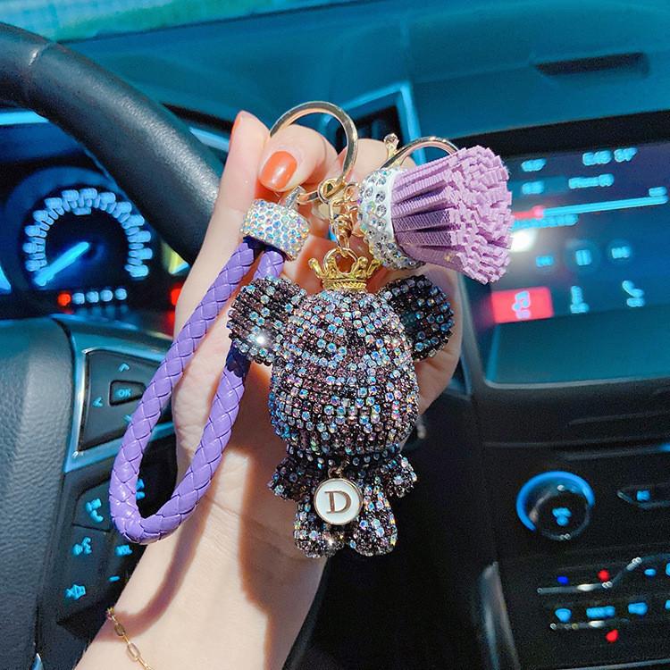 Модный брелок для ключей автомобиля с хрустальным кулоном в виде медведя для женщин, стильный StyleN
Модный брелок для ключей автомобиля с хрустальным кулоном в виде медведя для женщин, стильный StyleN