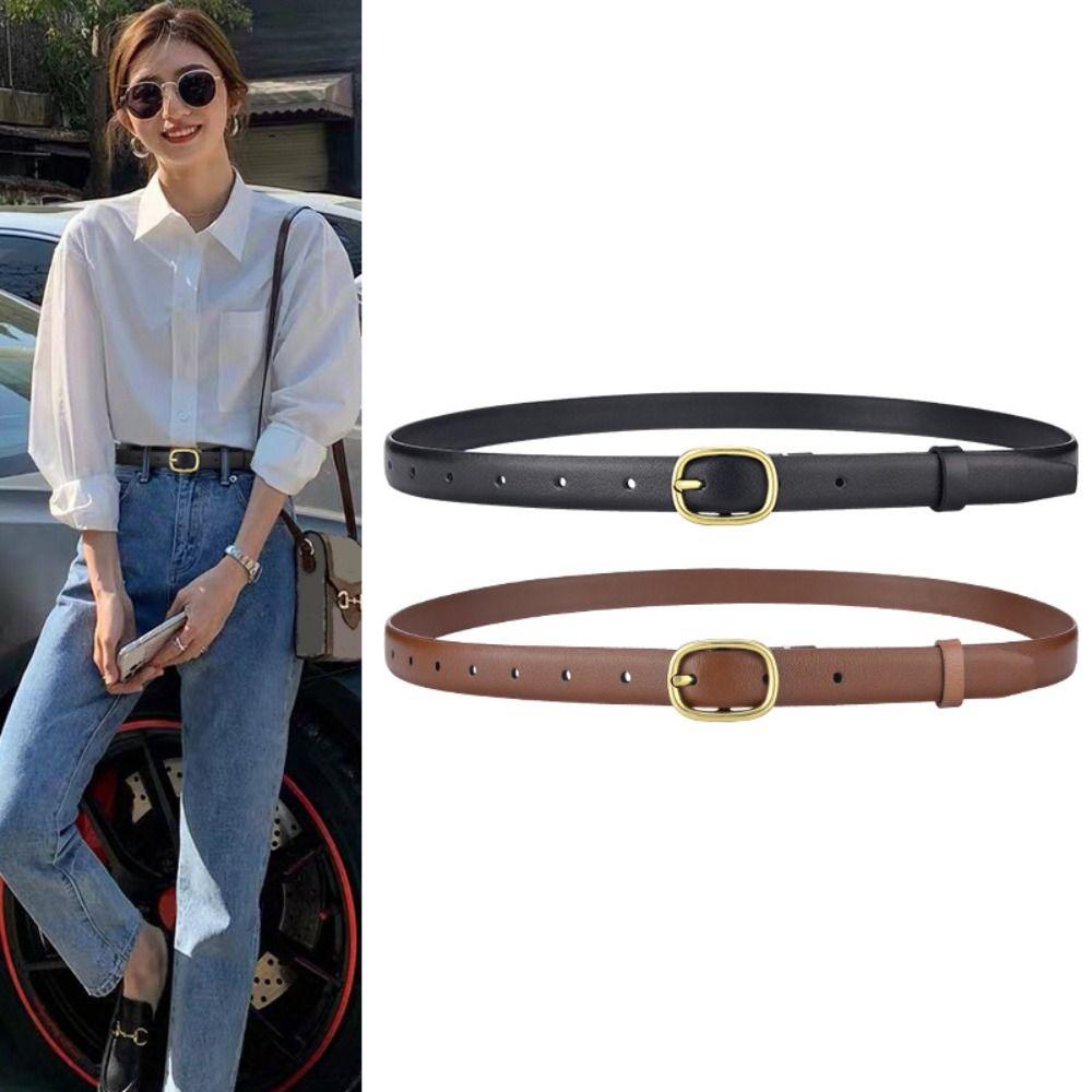 Fashion Cow Leather Belt Women Trendy Waist Strap Waist Decoration Trouser Dress Belts
Fashion Cow Leather Belt Women Trendy Waist Strap Waist Decoration Trouser Dress Belts