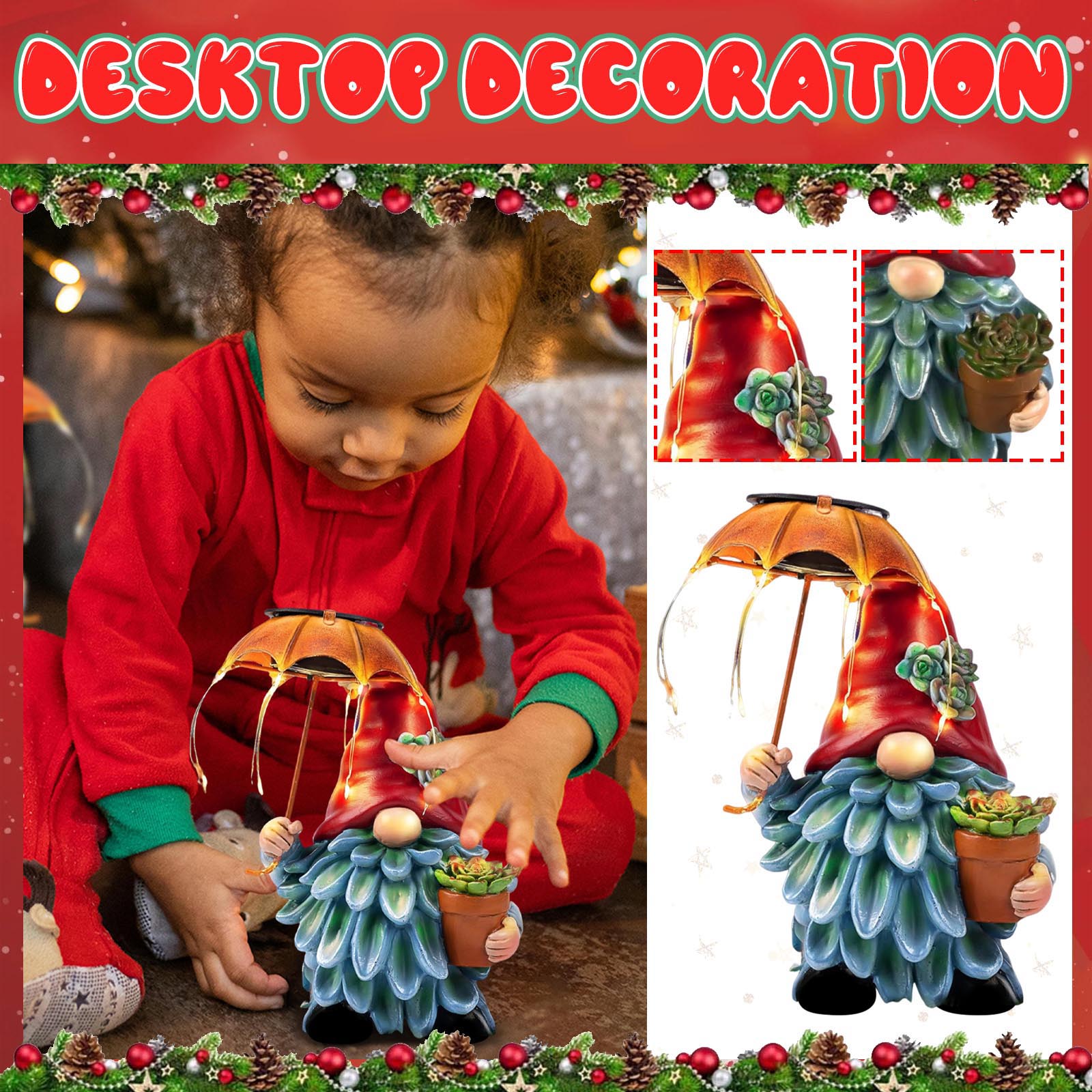 Дом Сад Гном Украшения Орнаменты Гном Украшения Изделия из смолы One Size