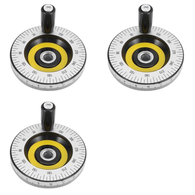 3Pcs 80Mm Solid Hand Wheel Scale Hand Wheel Mechanical Parts Bakelite Machine Handle Calibrated Handwheel
3Pcs 80Mm Solid Hand Wheel Scale Hand Wheel Mechanical Parts Bakelite Machine Handle Calibrated Handwheel