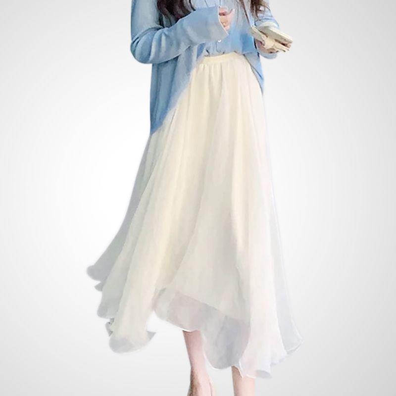 Fancy Gentle and Slim-Fit Elegant Skirt White 2XL
Fancy Gentle and Slim-Fit Elegant Skirt White 2XL