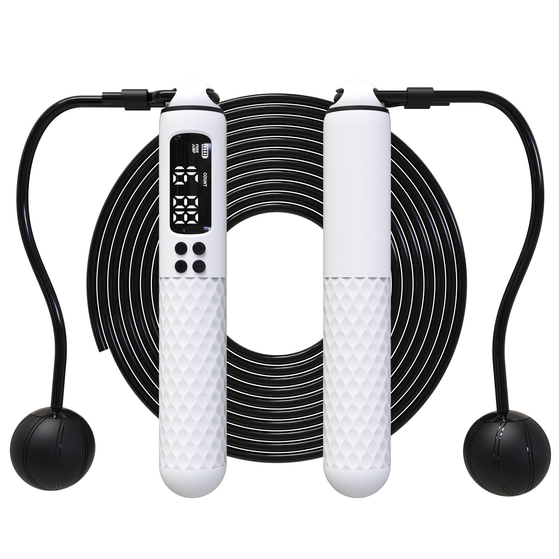 Smart Rechargeable Cordless Jump Rope with Weighted Balls and Heavy Duty Steel Wire – Perfect Gift
Smart Rechargeable Cordless Jump Rope with Weighted Balls and Heavy Duty Steel Wire – Perfect Gift