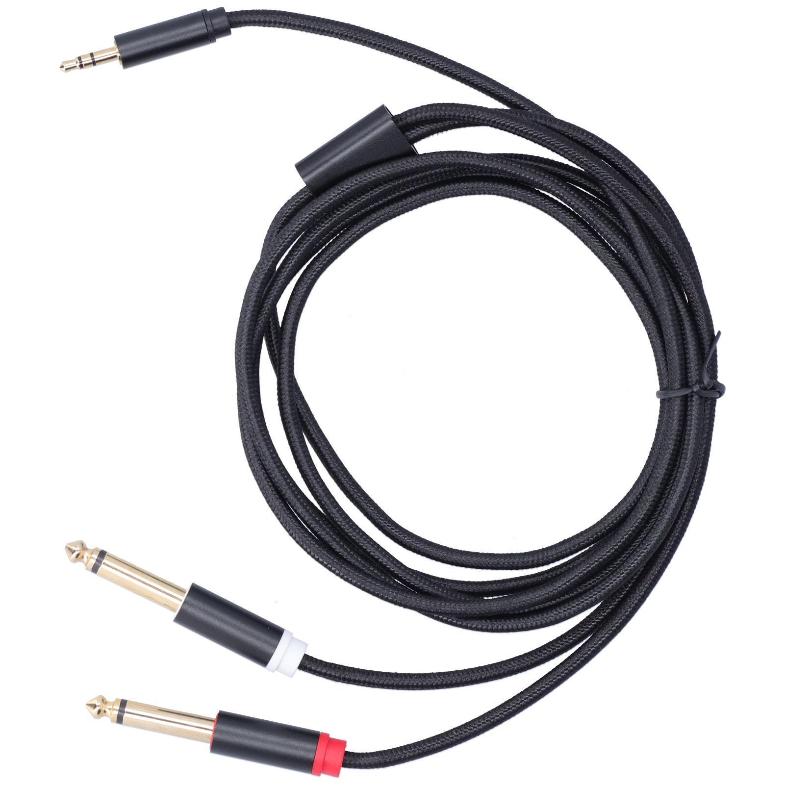 3683 Кабель-адаптер Хлопковая плетеная сетка 3,5 мм штекер на двойной 6,35 мм o Адаптер для настройки динамика 2m
3683 Кабель-адаптер Хлопковая плетеная сетка 3,5 мм штекер на двойной 6,35 мм o Адаптер для настройки динамика 2m