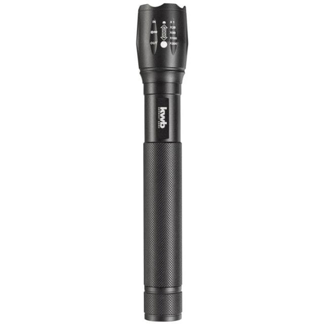 kwb LED Taschenlampe mit Stroboskopmodus Einstellbare Punktgroesse batteriebetrieben 811 
kwb LED Taschenlampe mit Stroboskopmodus Einstellbare Punktgroesse batteriebetrieben 811