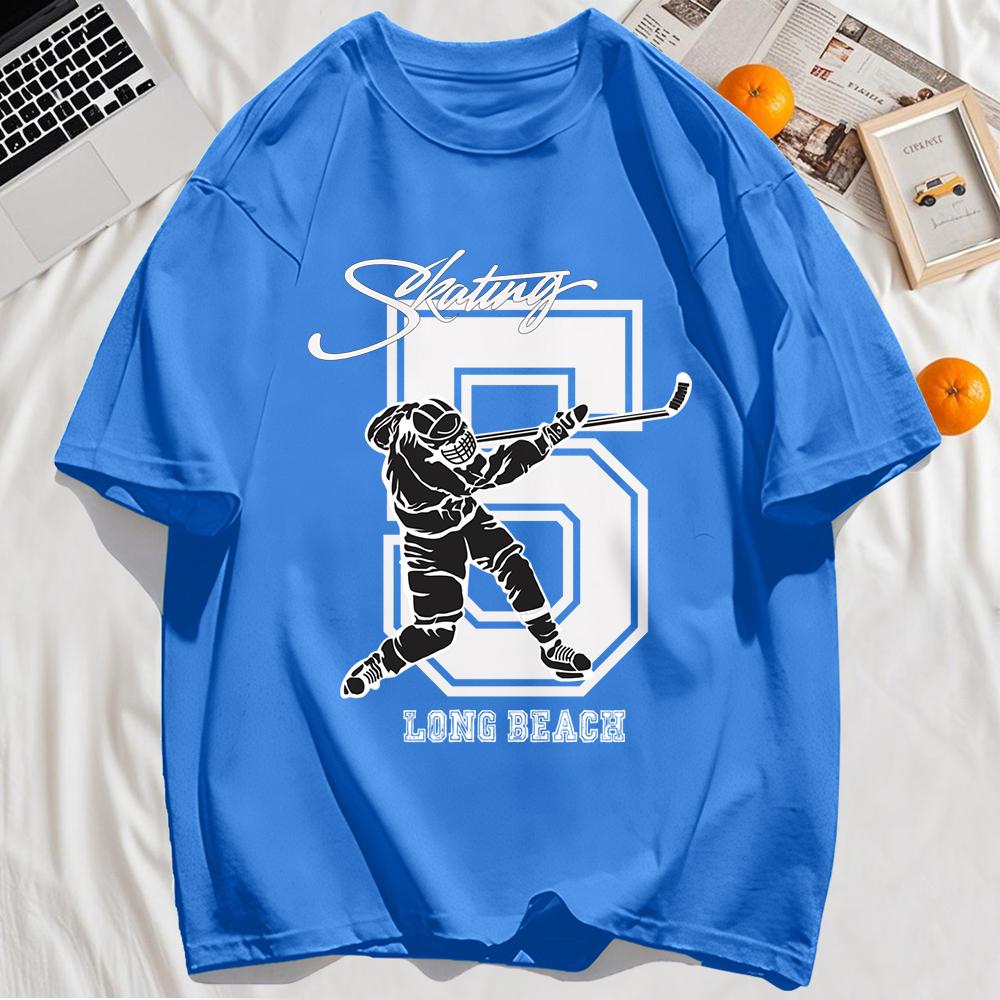 Хоккей на льду Лонг-Бич Номер 5 Принты Мужские футболки Круглый вырез Дышащая футболка Хлопок Короткий рукав Оверсайз Универсальные топы 3XL
Хоккей на льду Лонг-Бич Номер 5 Принты Мужские футболки Круглый вырез Дышащая футболка Хлопок Короткий рукав Оверсайз Универсальные топы 3XL
