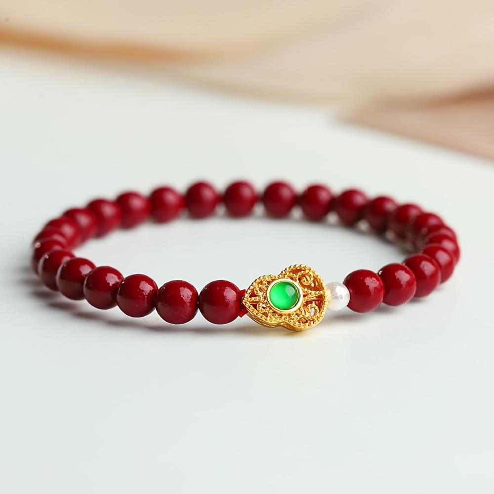 JYL TS Bracelet Cinnabar Gourd Charm Invites Wealth & Ward Off Evil T93 темный византии
JYL TS Bracelet Cinnabar Gourd Charm Invites Wealth & Ward Off Evil T93 темный византии
