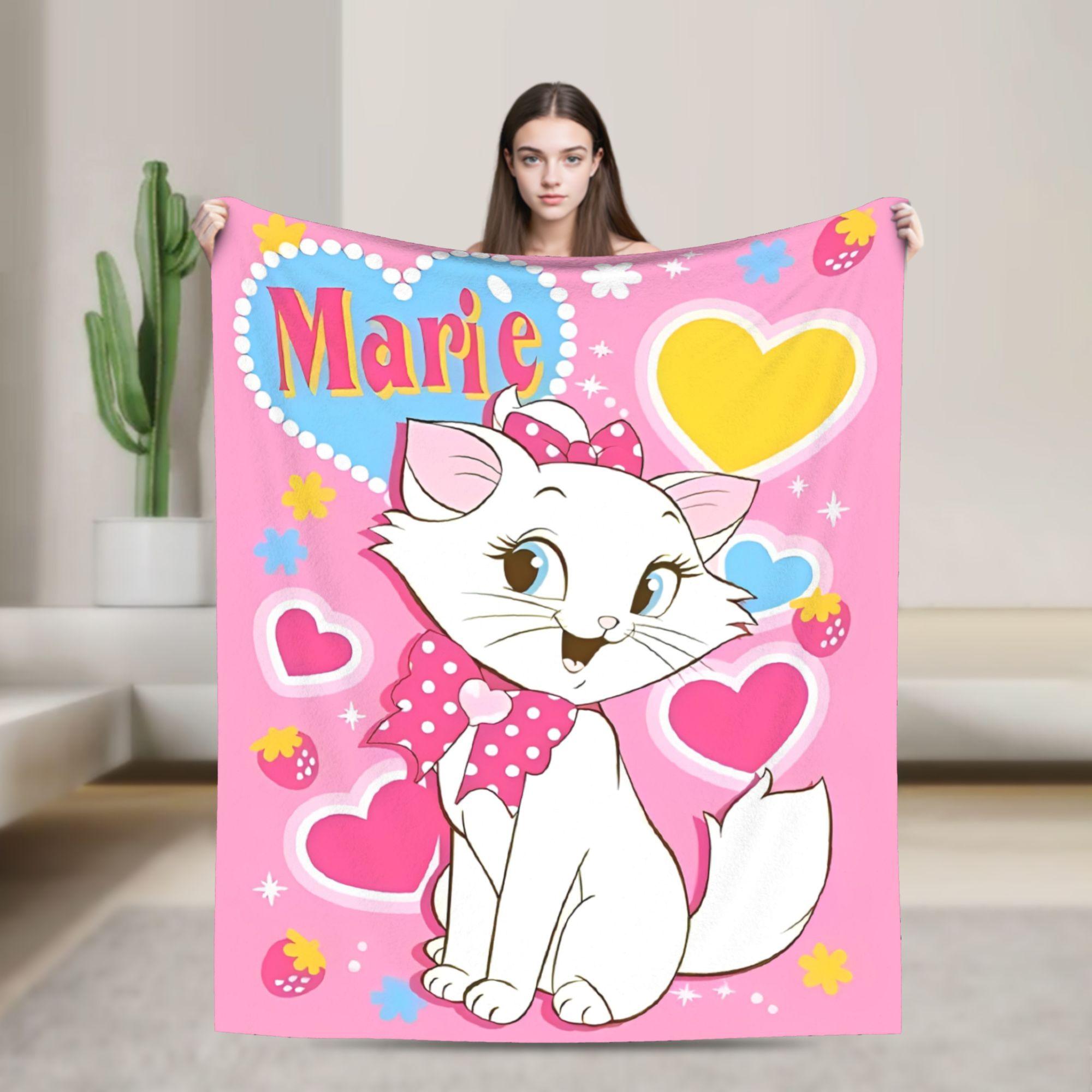 Marie Cat Cartoon Warm Soft Blanket Camping Plush Throw Blanket Fashion Home Decor Flannel Bedspread Sofa Bed Cover 75x90cm
Marie Cat Cartoon Warm Soft Blanket Camping Plush Throw Blanket Fashion Home Decor Flannel Bedspread Sofa Bed Cover 75x90cm