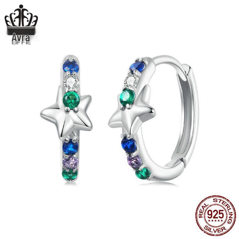Everle Personalized Colorful Starlight Ear Cuffs - s925 Sterling Silver, Rhodium-Plated, Versatile Women s Jewelry
Everle Personalized Colorful Starlight Ear Cuffs - s925 Sterling Silver, Rhodium-Plated, Versatile Women s Jewelry