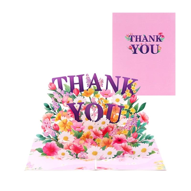 Handmade 3D Thank You Card Beautiful Flower 3D Card Handmade Paper Greeting Card for Festival Celebration 1
Handmade 3D Thank You Card Beautiful Flower 3D Card Handmade Paper Greeting Card for Festival Celebration 1