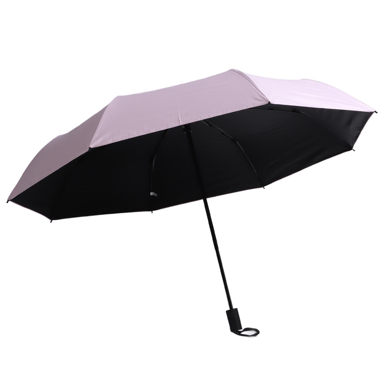 Folding Umbrella Black Rubber Steel UV 3 Folds Sun Umbrella for Sunny Days Rainy Days
Folding Umbrella Black Rubber Steel UV 3 Folds Sun Umbrella for Sunny Days Rainy Days