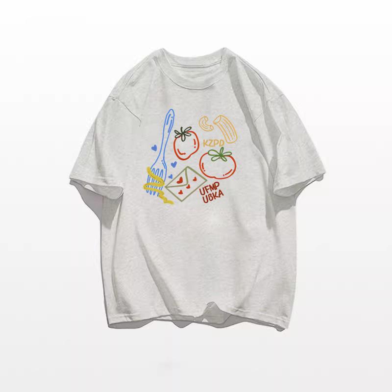 Женская ретро хлопковая футболка с фруктовым граффити - Дизайн лета 2025 XL хизер серый
Женская ретро хлопковая футболка с фруктовым граффити - Дизайн лета 2025 XL хизер серый