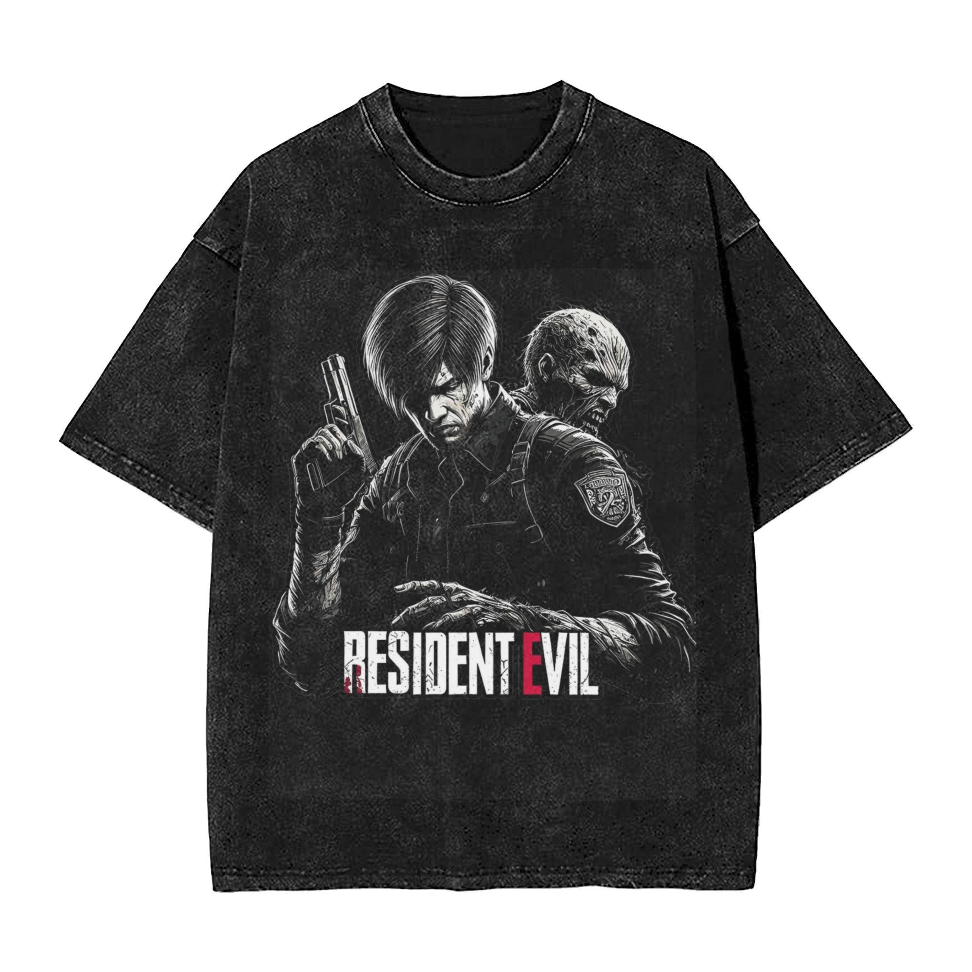 Harajuku Resident Evil Graphic T Shirt Vintage Washed Oversized Tshirt Cotton Short Sleeve Tee Shirt for Men Women Clothing S
Harajuku Resident Evil Graphic T Shirt Vintage Washed Oversized Tshirt Cotton Short Sleeve Tee Shirt for Men Women Clothing S