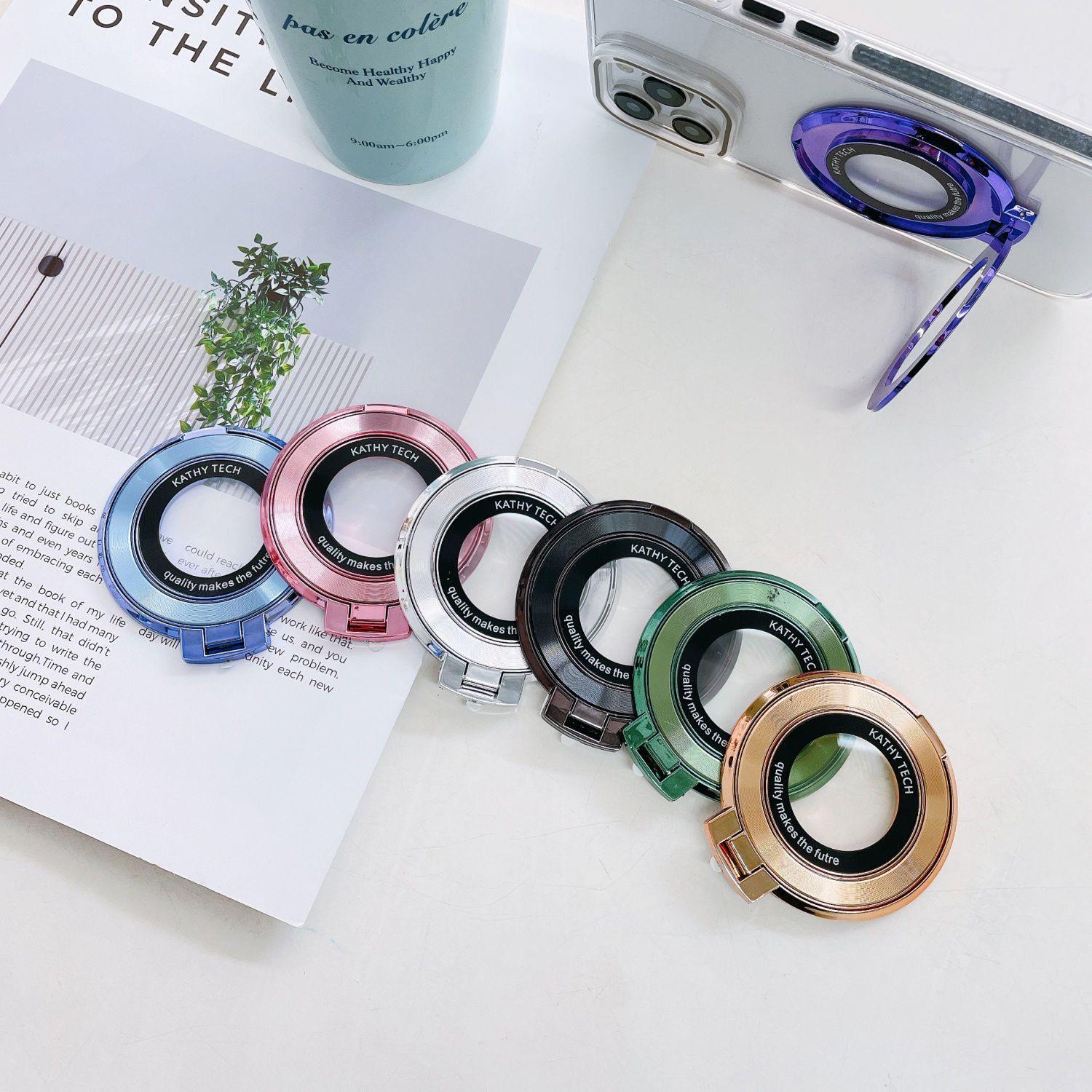Foldable Magnetic Phone Holder with Makeup Mirror & Finger Ring Sticker, Multifunctional for Vertical/Horizontal Use чёрный
Foldable Magnetic Phone Holder with Makeup Mirror & Finger Ring Sticker, Multifunctional for Vertical/Horizontal Use чёрный