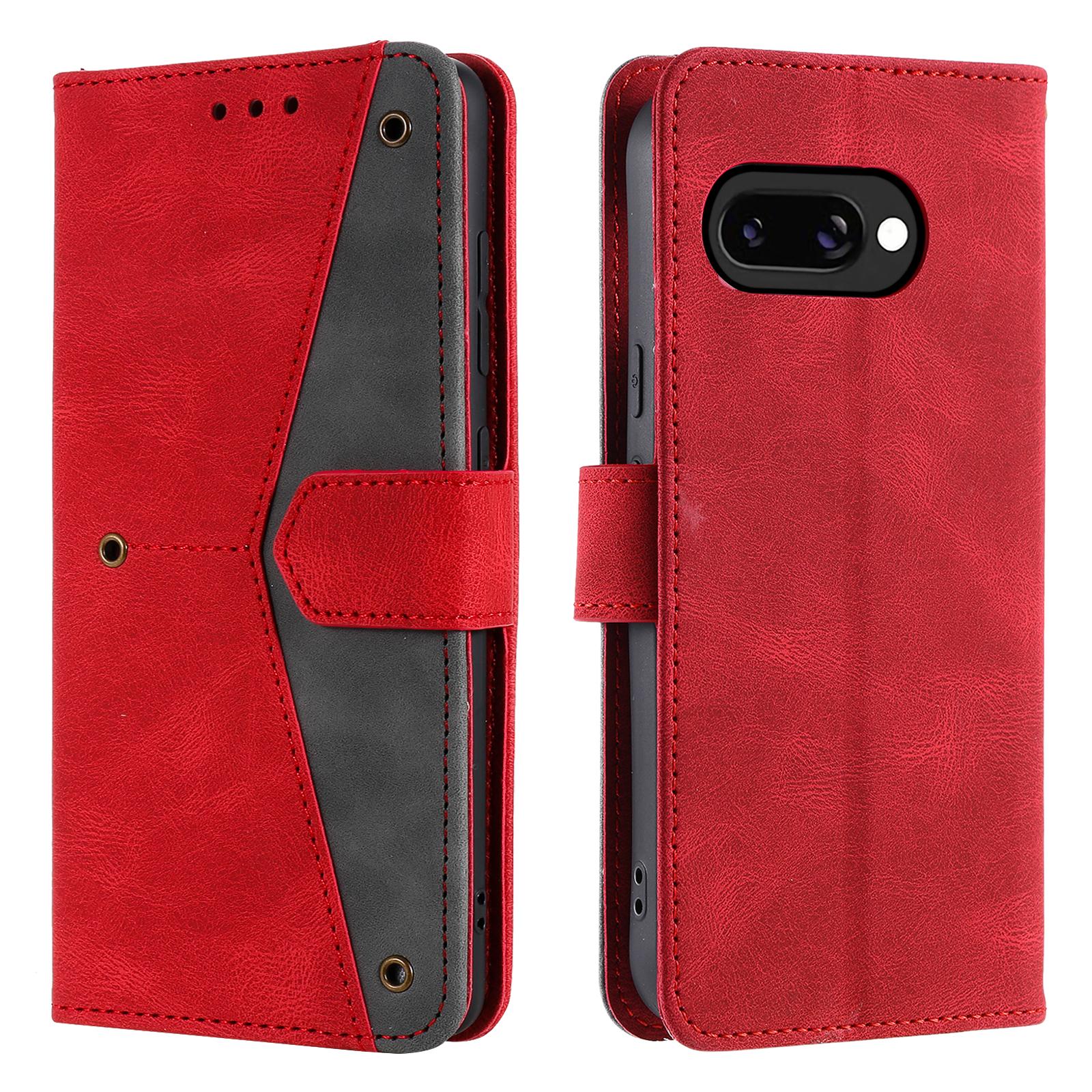 For Google Pixel 9a Leather Case Splicing Stitching Wallet Stand Phone Cover with Strap D
For Google Pixel 9a Leather Case Splicing Stitching Wallet Stand Phone Cover with Strap D