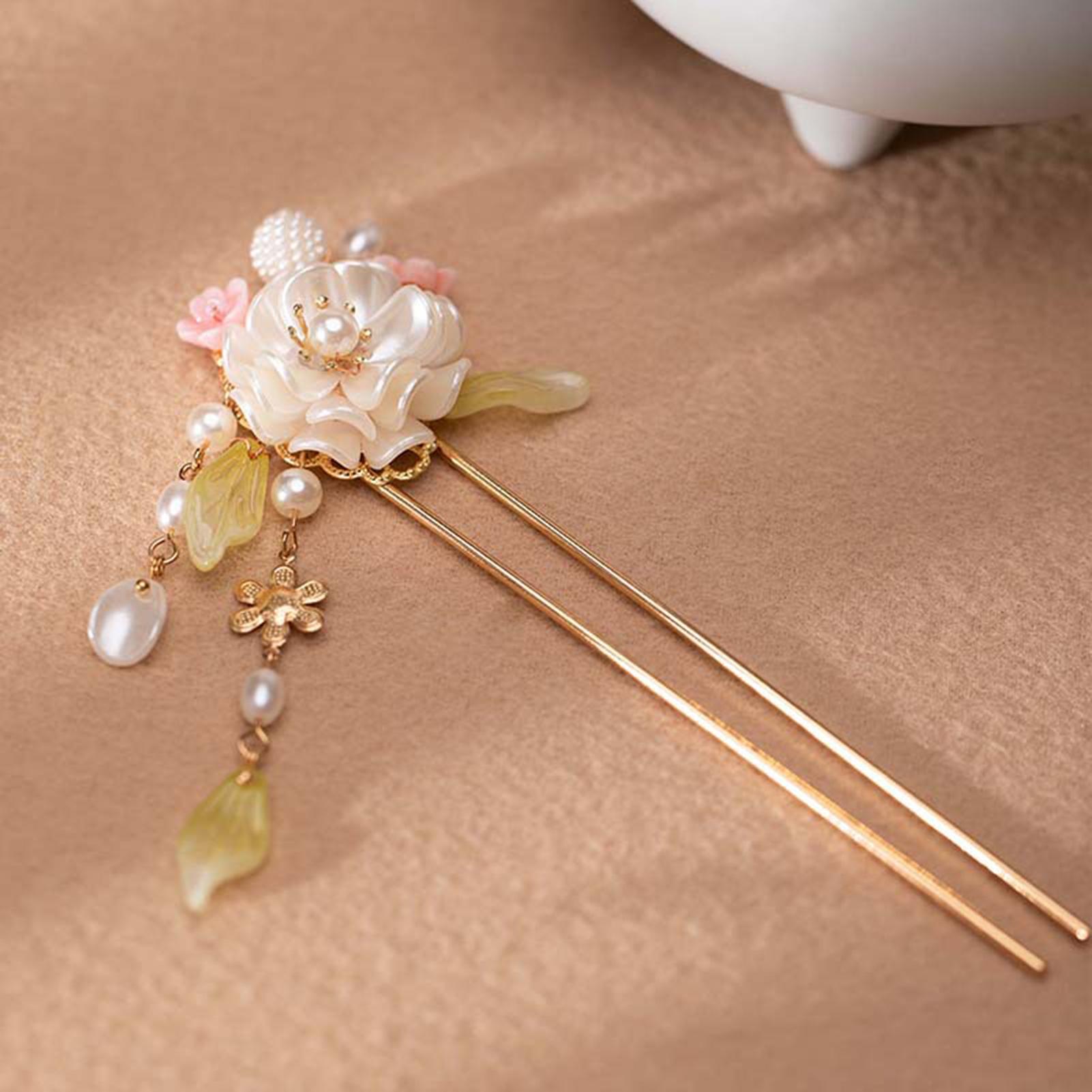 Chinese Style Hairpin Vintage Flower Tassel Hair Comb Hair Clips Exquisite Elegant Handmade Hair Accessories Hanfu Hair Pins
Chinese Style Hairpin Vintage Flower Tassel Hair Comb Hair Clips Exquisite Elegant Handmade Hair Accessories Hanfu Hair Pins