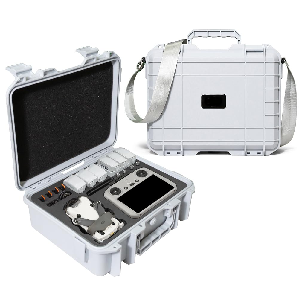 DJI Mini 4 Pro Compatible Storage Case Waterproof Hard Shell DJI RC Transmitter Carrying Case Accessory 2/RC-N2 (White)
DJI Mini 4 Pro Compatible Storage Case Waterproof Hard Shell DJI RC Transmitter Carrying Case Accessory 2/RC-N2 (White)