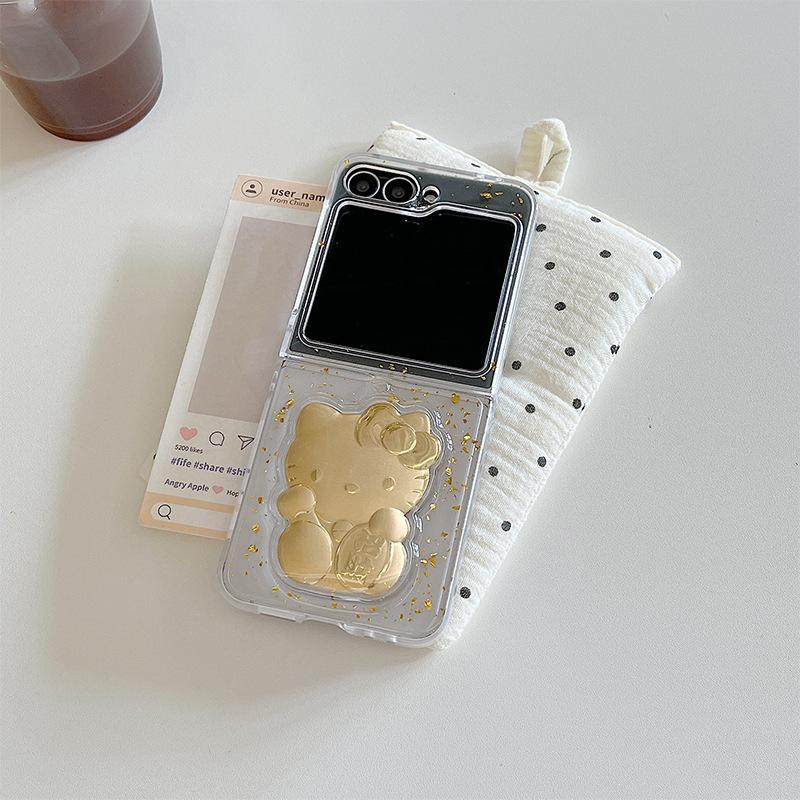 Gold Foil Lucky Kt Cat Mobile Phone Case Is Suitable For Samsung Zflip7 Folding Screen Epoxy Zflip6 Flip Female Model samsung zflip3
Gold Foil Lucky Kt Cat Mobile Phone Case Is Suitable For Samsung Zflip7 Folding Screen Epoxy Zflip6 Flip Female Model samsung zflip3