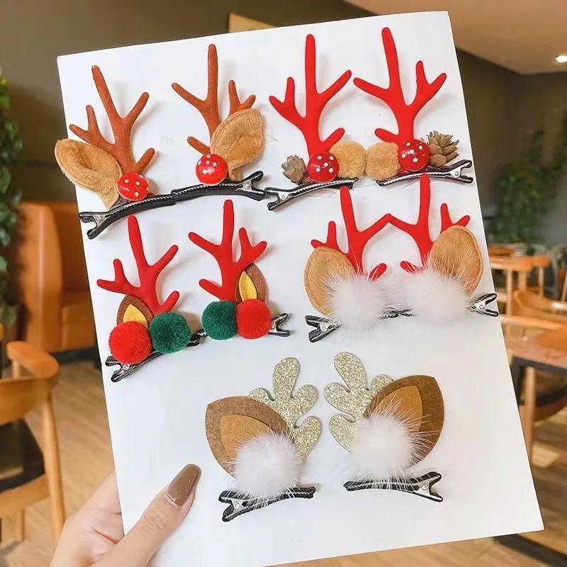 New Year Christmas Hair Pin Children Barrettes Bow Deer Santa Claus Kids Christmas Headwear Girls Kids Hair Accessories
New Year Christmas Hair Pin Children Barrettes Bow Deer Santa Claus Kids Christmas Headwear Girls Kids Hair Accessories