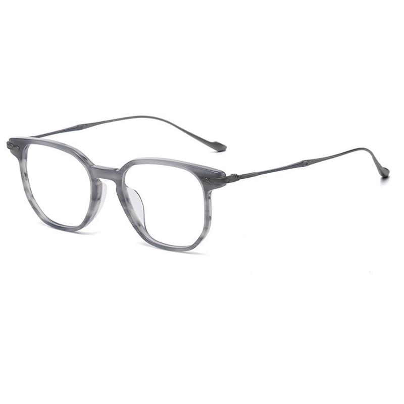 Japanese Design Handmade Acetate + Titanium Glasses Frame Ultralight Men Eyewear Enchase Temple Polygonal Circle Spectacles Demo Lens
Japanese Design Handmade Acetate + Titanium Glasses Frame Ultralight Men Eyewear Enchase Temple Polygonal Circle Spectacles Demo Lens