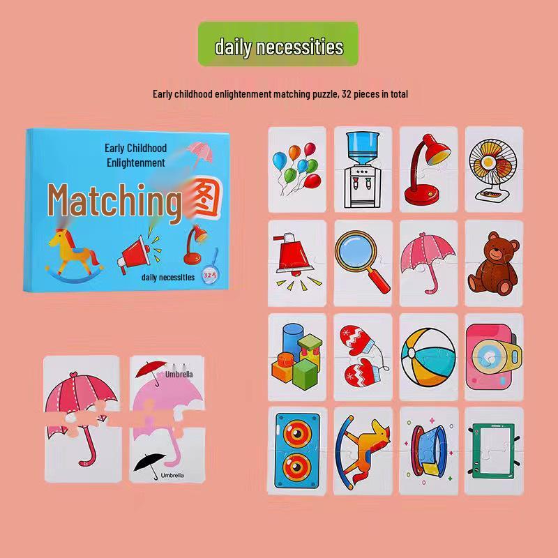Cross-Border Toddler Puzzle Cards: Matching and Learning Toys for Ages 0-5 Boys and Girls
Cross-Border Toddler Puzzle Cards: Matching and Learning Toys for Ages 0-5 Boys and Girls