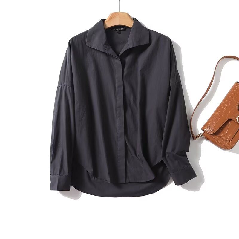 MD Women s French Intelligence Commute Style Gray Tops Comfortable Pure Cotton Long Sleeves Shirt 05101684459 Dark gray L
MD Women s French Intelligence Commute Style Gray Tops Comfortable Pure Cotton Long Sleeves Shirt 05101684459 Dark gray L