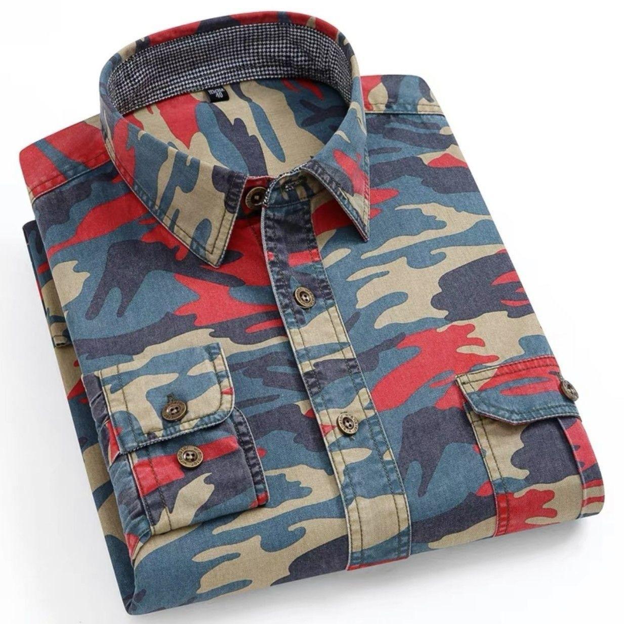 Men s Cotton Camouflage Cargo Shirts High Quality Outdoor Hiking Sports Long Sleeve Casual Shirts Men 44 камуфляжний/море синього кольору
Men s Cotton Camouflage Cargo Shirts High Quality Outdoor Hiking Sports Long Sleeve Casual Shirts Men 44 камуфляжний/море синього кольору