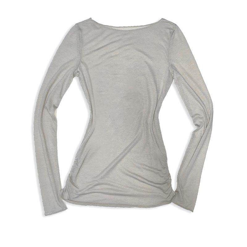 2025 New Gothic Punk Fashion European and American Style Sexy Versatile Slim-Fit Long-Sleeve Top for Women Gray 2 M
2025 New Gothic Punk Fashion European and American Style Sexy Versatile Slim-Fit Long-Sleeve Top for Women Gray 2 M