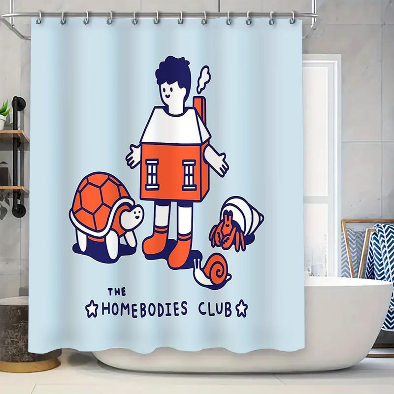 Cute Turtle Forest Animal Kids Bathroom Shower Curtain Set Waterproof Home Decor W60H190(CM)-1 Pcs
Cute Turtle Forest Animal Kids Bathroom Shower Curtain Set Waterproof Home Decor W60H190(CM)-1 Pcs