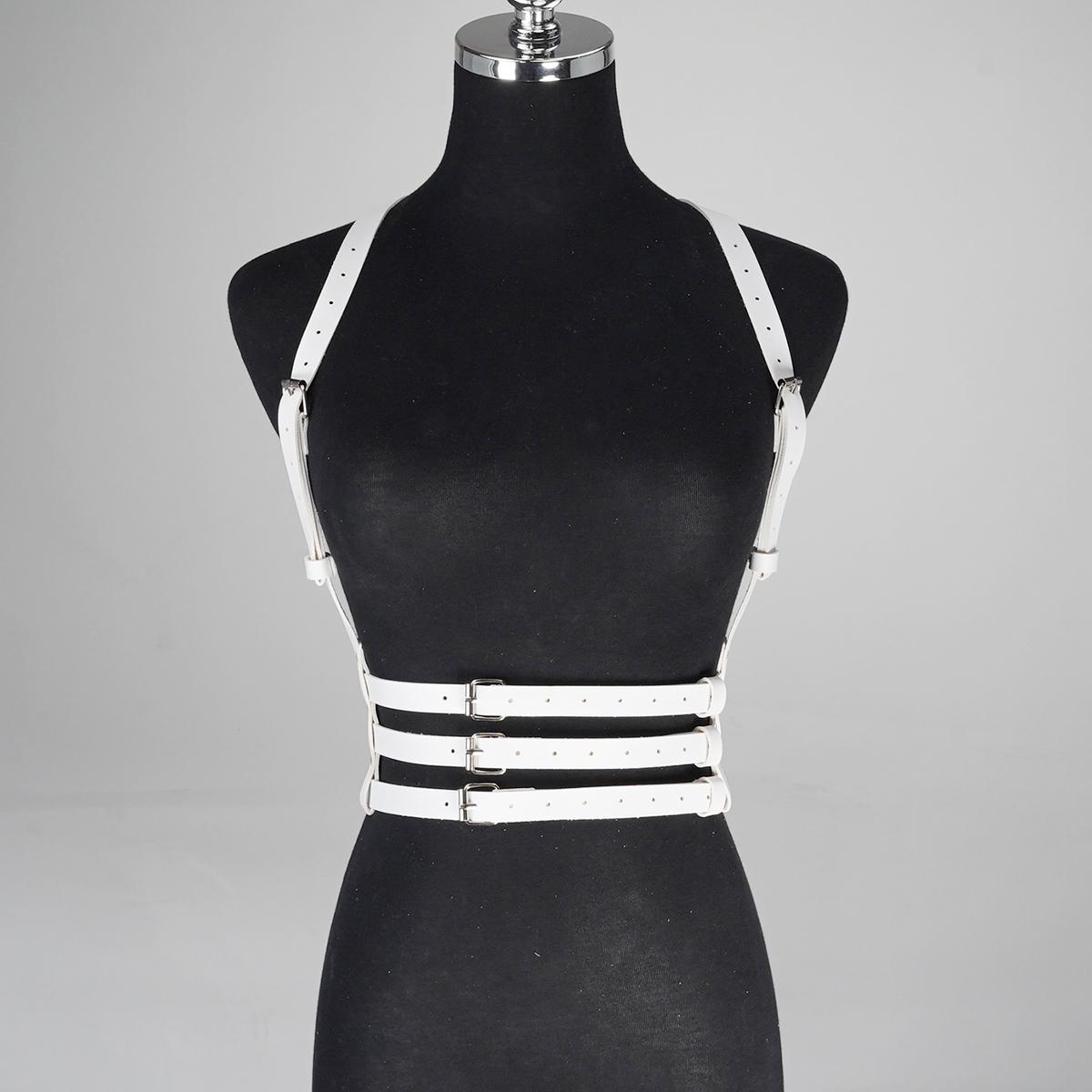 Women S Wide-Body White Waist Belt Adjustable Pu Leather Buckle Three-Layer Belt Design Punk Goth Style Festive Parties & Casual 93cm
Women S Wide-Body White Waist Belt Adjustable Pu Leather Buckle Three-Layer Belt Design Punk Goth Style Festive Parties & Casual 93cm