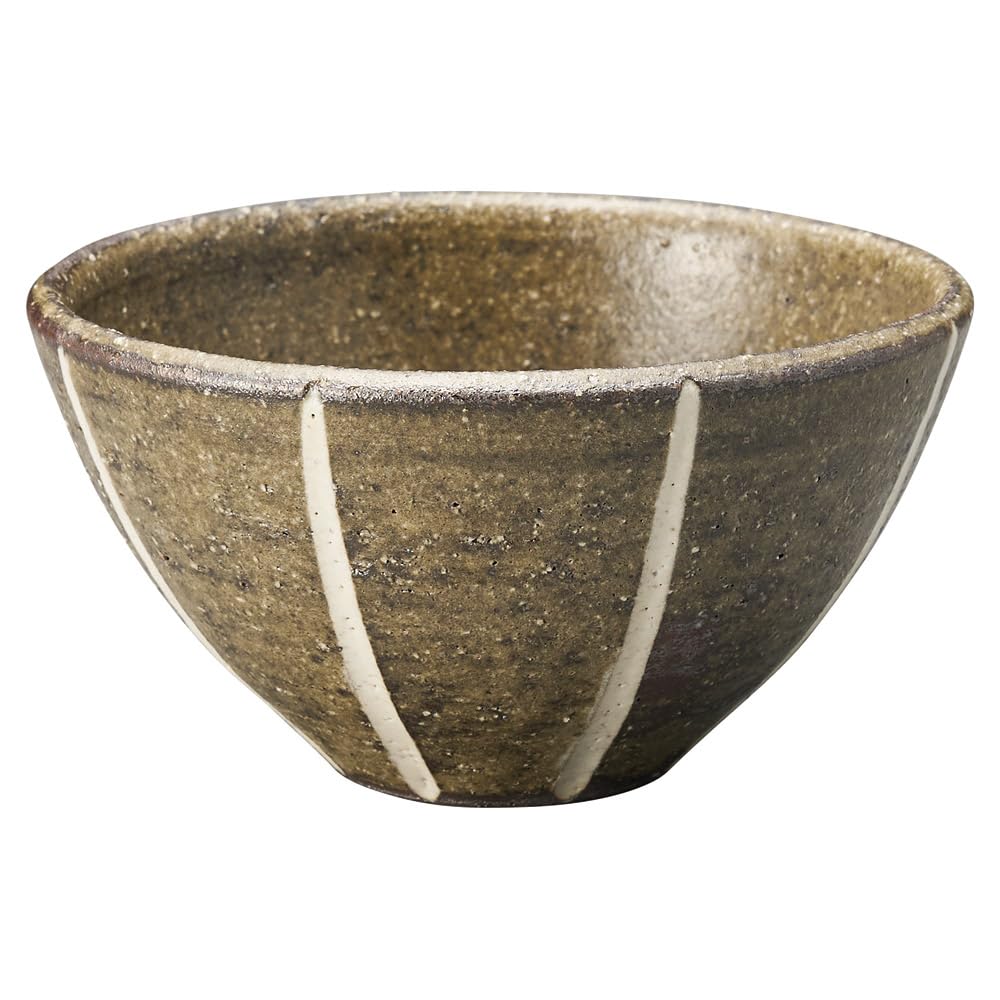 Marui Seito Shigaraki Ware Hechimon Rice Bowl Diameter 12cm Line Brown Approx. MR-3-4545
Marui Seito Shigaraki Ware Hechimon Rice Bowl Diameter 12cm Line Brown Approx. MR-3-4545