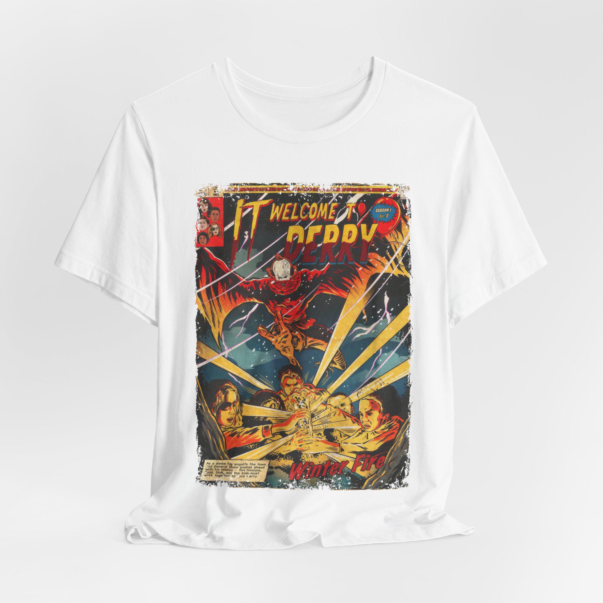 Aesthetic IT Welcomes To Delhi Movie Tshirts Retro Horror Movie Pattern Tshirts for Both Unisex and Women 4XL
Aesthetic IT Welcomes To Delhi Movie Tshirts Retro Horror Movie Pattern Tshirts for Both Unisex and Women 4XL