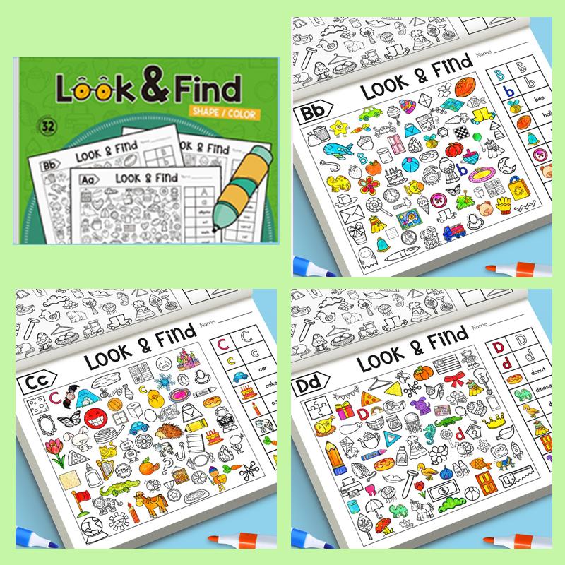 1/2pcs Children s Search for Items Game Alphabet Learning Fun Coloring Book Series Focus and Attention Handwriting Exercise Book
1/2pcs Children s Search for Items Game Alphabet Learning Fun Coloring Book Series Focus and Attention Handwriting Exercise Book