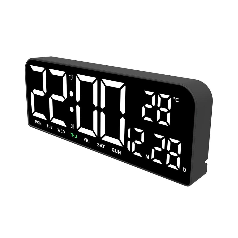 LED Digital Alarm Clock Electronic Wall Clock Large Number Display Boarderless Wall-mounted Clock Desk Alarm Clock for Bedroom Green
LED Digital Alarm Clock Electronic Wall Clock Large Number Display Boarderless Wall-mounted Clock Desk Alarm Clock for Bedroom Green