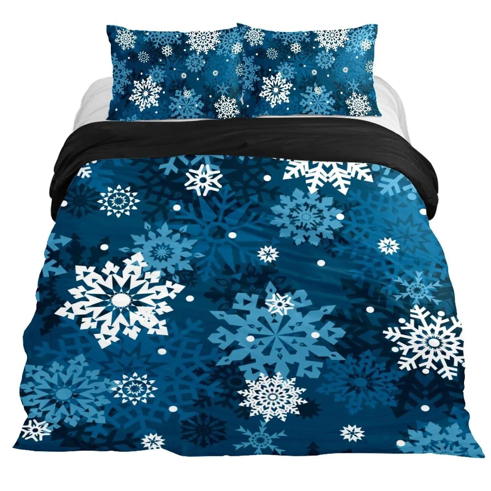Comforter Snowflake Winter Theme Christmas Illustration Cold Weather Season Twin Bedding Set King Size Soft Comforter (quilt)-EU Single(135*200cm)3pcs
Comforter Snowflake Winter Theme Christmas Illustration Cold Weather Season Twin Bedding Set King Size Soft Comforter (quilt)-EU Single(135*200cm)3pcs
