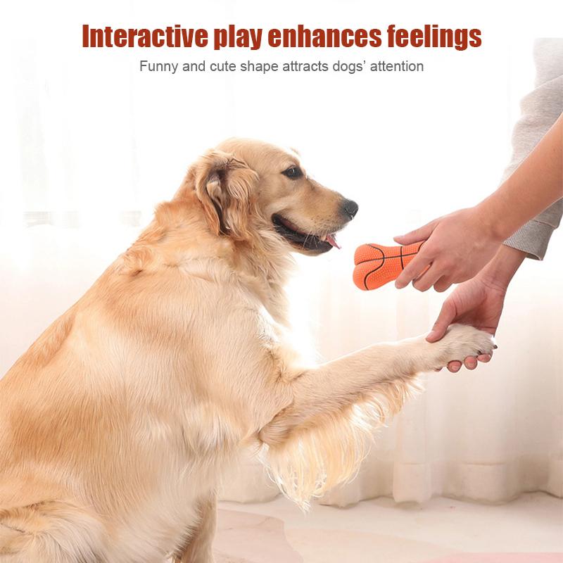 1PC Pet Latex Toys Dog Squeaky Bone Chew Toy Basketball Football Design Puppy Bite Resistant Latex Toy Pet Supplies
1PC Pet Latex Toys Dog Squeaky Bone Chew Toy Basketball Football Design Puppy Bite Resistant Latex Toy Pet Supplies