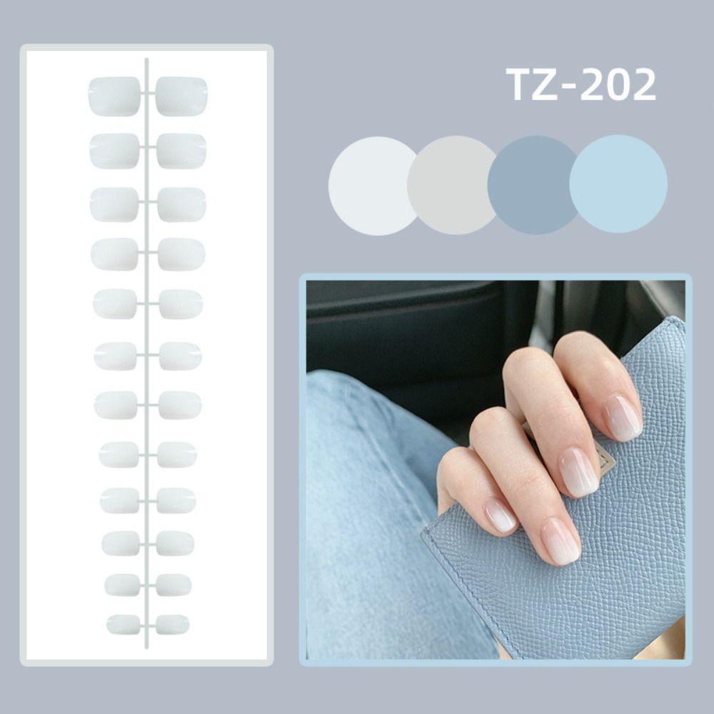 Wearable Solid Color Fake Nails Full Cover Press-on Nails New Graduated Color False Nails Women
Wearable Solid Color Fake Nails Full Cover Press-on Nails New Graduated Color False Nails Women