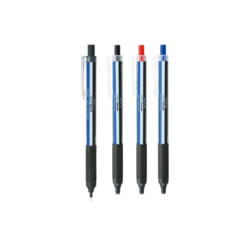 tombow pencil monograph light Mono color mechanical pencil 0.5 DPA-122A/ ballpoint pen 0.5 FCE-114A Black/115A red/116A blue 1 each set of 4
tombow pencil monograph light Mono color mechanical pencil 0.5 DPA-122A/ ballpoint pen 0.5 FCE-114A Black/115A red/116A blue 1 each set of 4