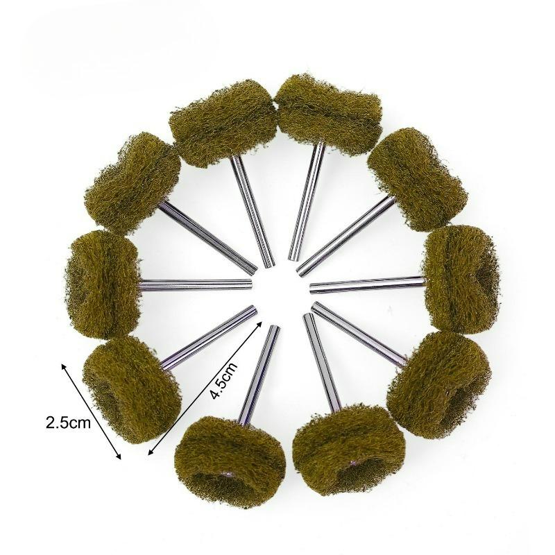 Wholesale Abrasive Polishing Brush Wheel Rotary Tools Nylon Buffing Mini Drill Abrasive Brushes Electric Grinder Rotating Tools (Yellow,10PCS)
Wholesale Abrasive Polishing Brush Wheel Rotary Tools Nylon Buffing Mini Drill Abrasive Brushes Electric Grinder Rotating Tools (Yellow,10PCS)