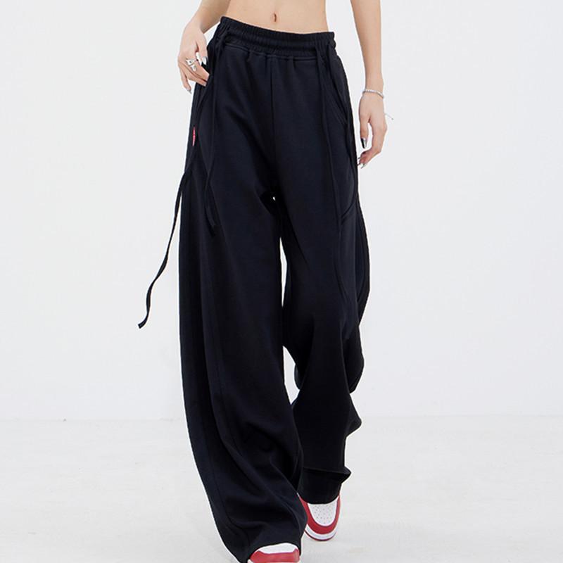 Широкие спортивные штаны Свободные M чёрный
Широкие спортивные штаны Свободные M чёрный