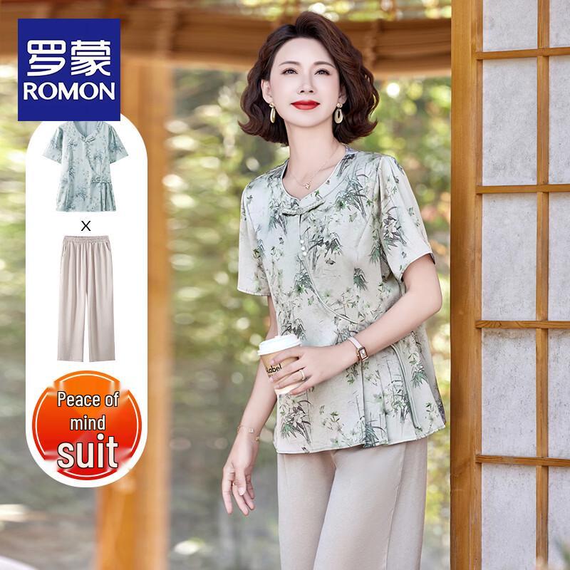 ROMON Women s New Chinese Style Two-Piece Set 3XL
ROMON Women s New Chinese Style Two-Piece Set 3XL
