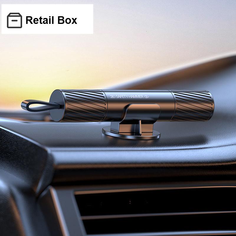 Auto Window Glass Hammer Emergency Seat Belt Cutter High Hardness Tungsten Steel 2 in 1 Safety Rescue Tool with Retail Box чорний
Auto Window Glass Hammer Emergency Seat Belt Cutter High Hardness Tungsten Steel 2 in 1 Safety Rescue Tool with Retail Box чорний